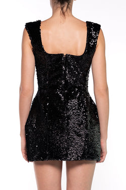 Giuseppe Di Morabito | Sequin Mini Dress Black, alternative view