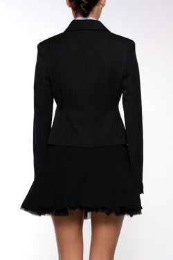 Avavav | Blazer Pinstripe Black, alternative view