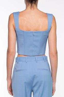 Giuseppe Di Morabito | Bustier Top Sky Blue, alternative view