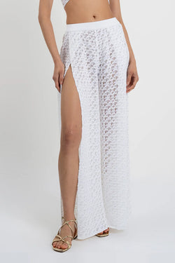 Kukhareva London | Delia Knit Pants White