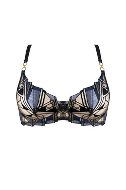 Bordelle | Cubism Balconette Wire Bra Black