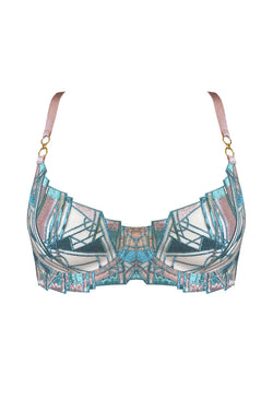 Bordelle | Cubism Balconette Wire Bra Rose