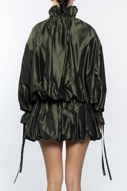Vivetta | Green Forest Balloon Bomber Jacket, alternative view
