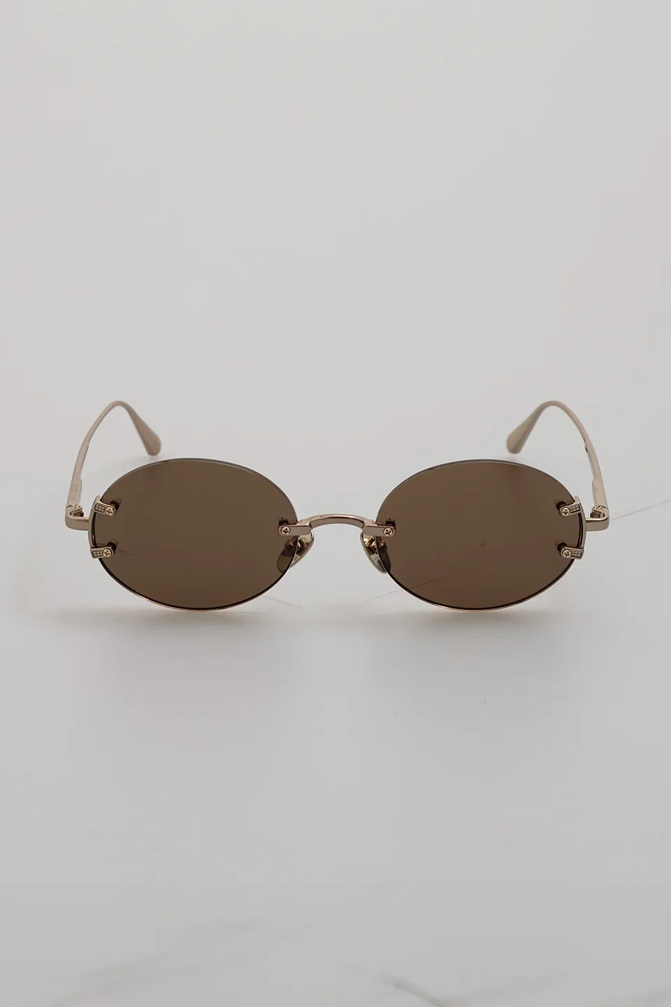 Shop online trendy brown Sunglasses from Linda Farrow Fashion designer. Product gallery 1