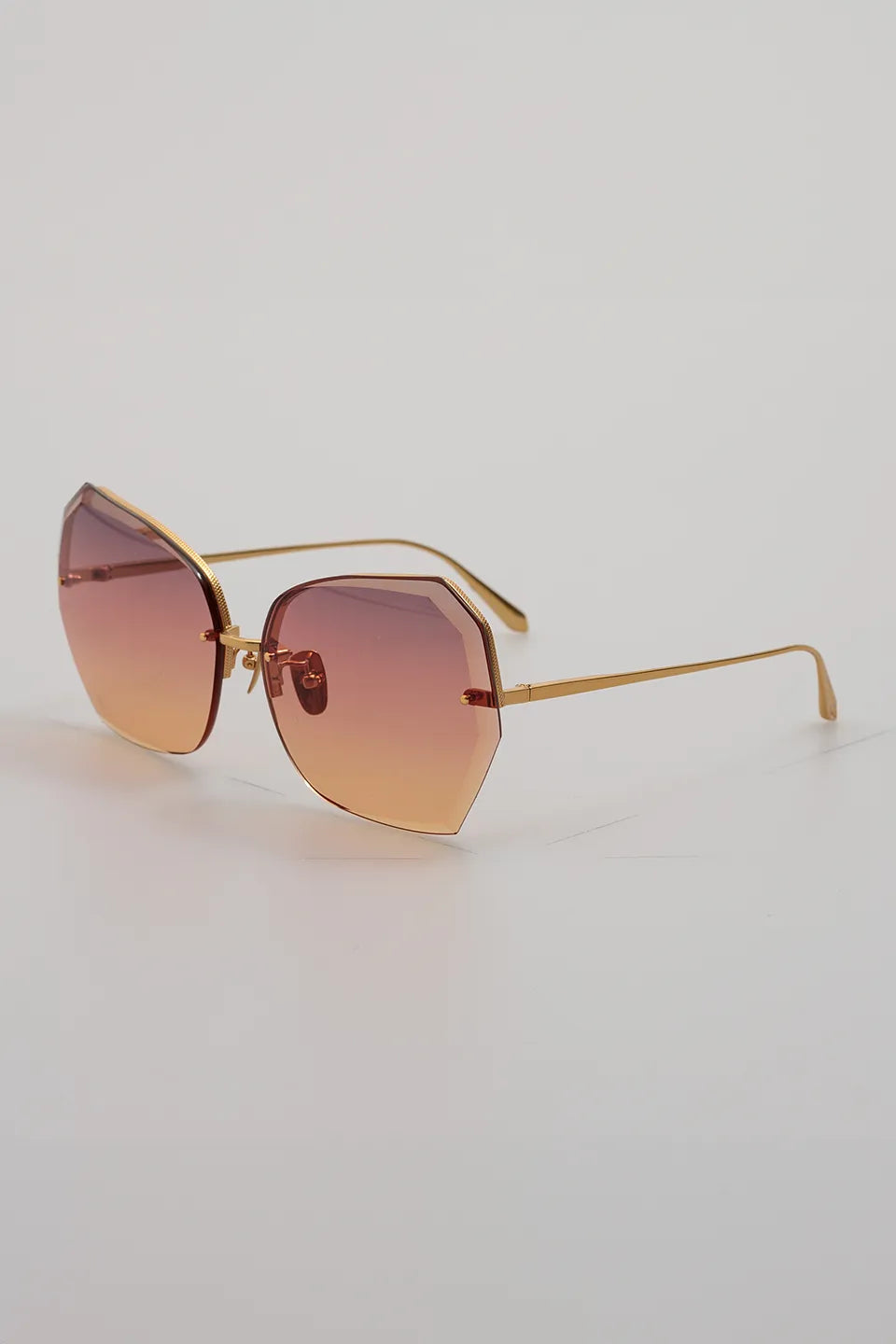 Designer gold Sunglasses, shop online with free delivery in Dubai. Product gallery 3