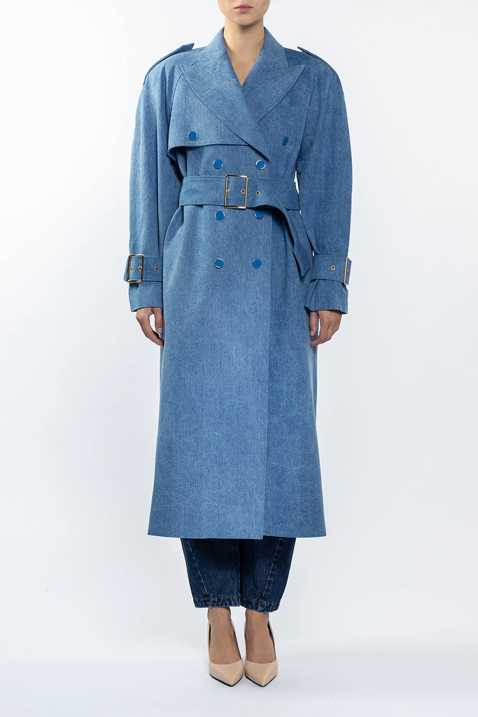 Shop online trendy Denim Jacket from Rowen Rose Fashion designer. Product gallery 1