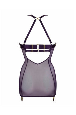 Bordelle | Nara Dress Deep Purple, alternative view