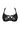 Nara Layered Mesh Wire Bra Black