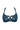 Nara Layered Mesh Wire Bra Teal