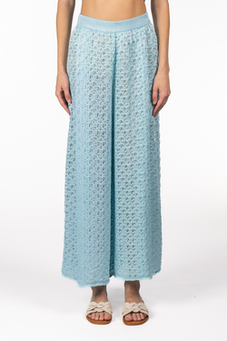 Kukhareva London | Delia Knit Pants Sky
