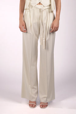 Vivetta | Ivory Stripes Trousers