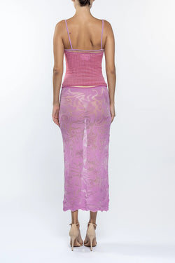 Roberta Einer | Pink Delicate Maxi Dress, alternative view