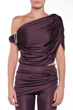 Giuseppe Di Morabito | Draped Top In Purple