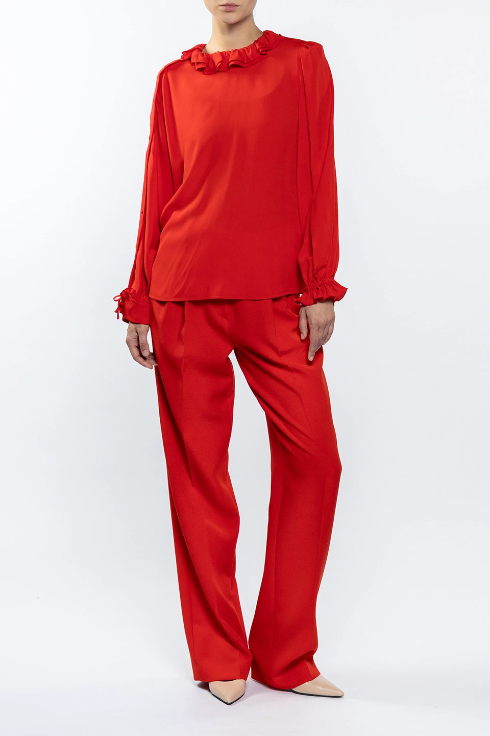 Designer Red Women pants, shop online with free delivery in UAE. Product gallery 5