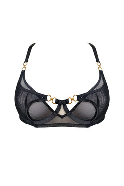 Bordelle | Retta Balconette Wire Bra Black