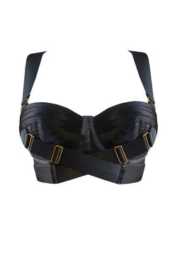 Bordelle | Retta Panelled Bodice Bra Black