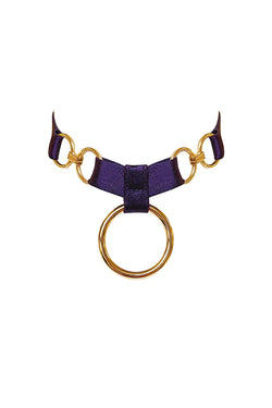Bordelle | Retta Ring Collar Deep Purple