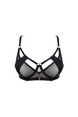 Bordelle | Vero Balconette Wire Bra Black