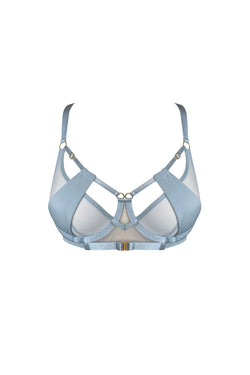 Bordelle | Vero Balconette Wire Bra Dusty Blue