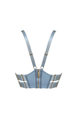 Bordelle | Vero Balconette Wire Bra Dusty Blue, alternative view