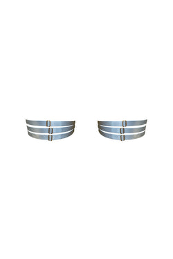 Bordelle | Vero Garters Dusty Blue, alternative view