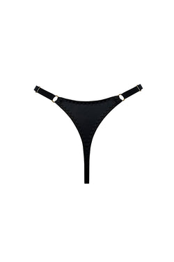 Bordelle | Vero High Leg Thong Black, alternative view