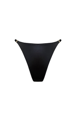 Bordelle | Vero High Leg Thong Black