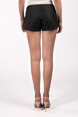 Vivetta | Black Moire Jacquard Shorts, alternative view