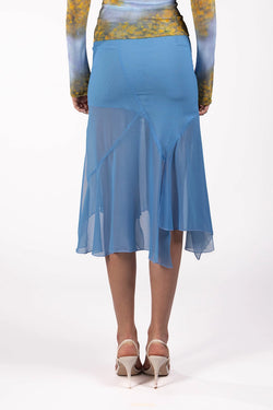 Avavav | Asymmetric Skirt Blue, alternative view