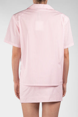 Rowen Rose | White & Pink Oversized Shirt, alternative view