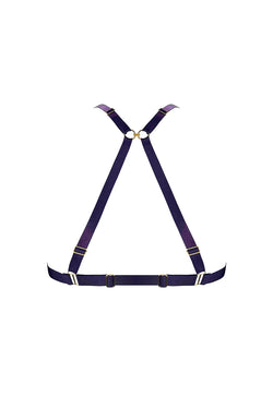 Bordelle | Amela Soft Triangle Bra Deep Purple, alternative view