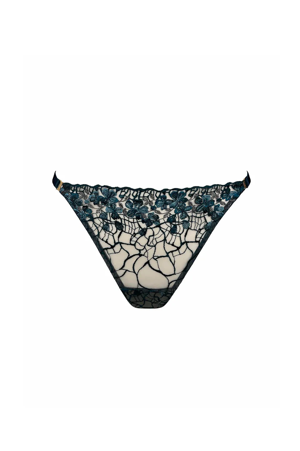 Shop online trendy Teal Undergarments from Bordelle Fashion designer. Product gallery 1