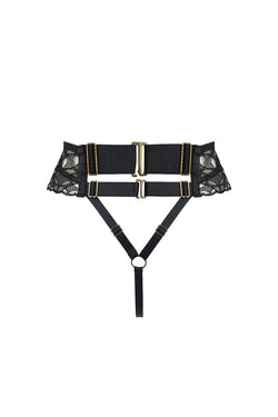 Bordelle | Alta High Waist Thong Black, alternative view