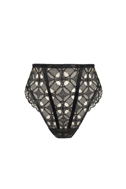 Bordelle | Alta High Waist Thong Black