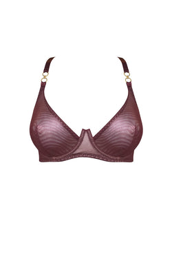 Bordelle | Cadi Balconette Wire Bra Burgundy