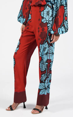 Borgo de Nor | Havana Burgundy Trouser, alternative view