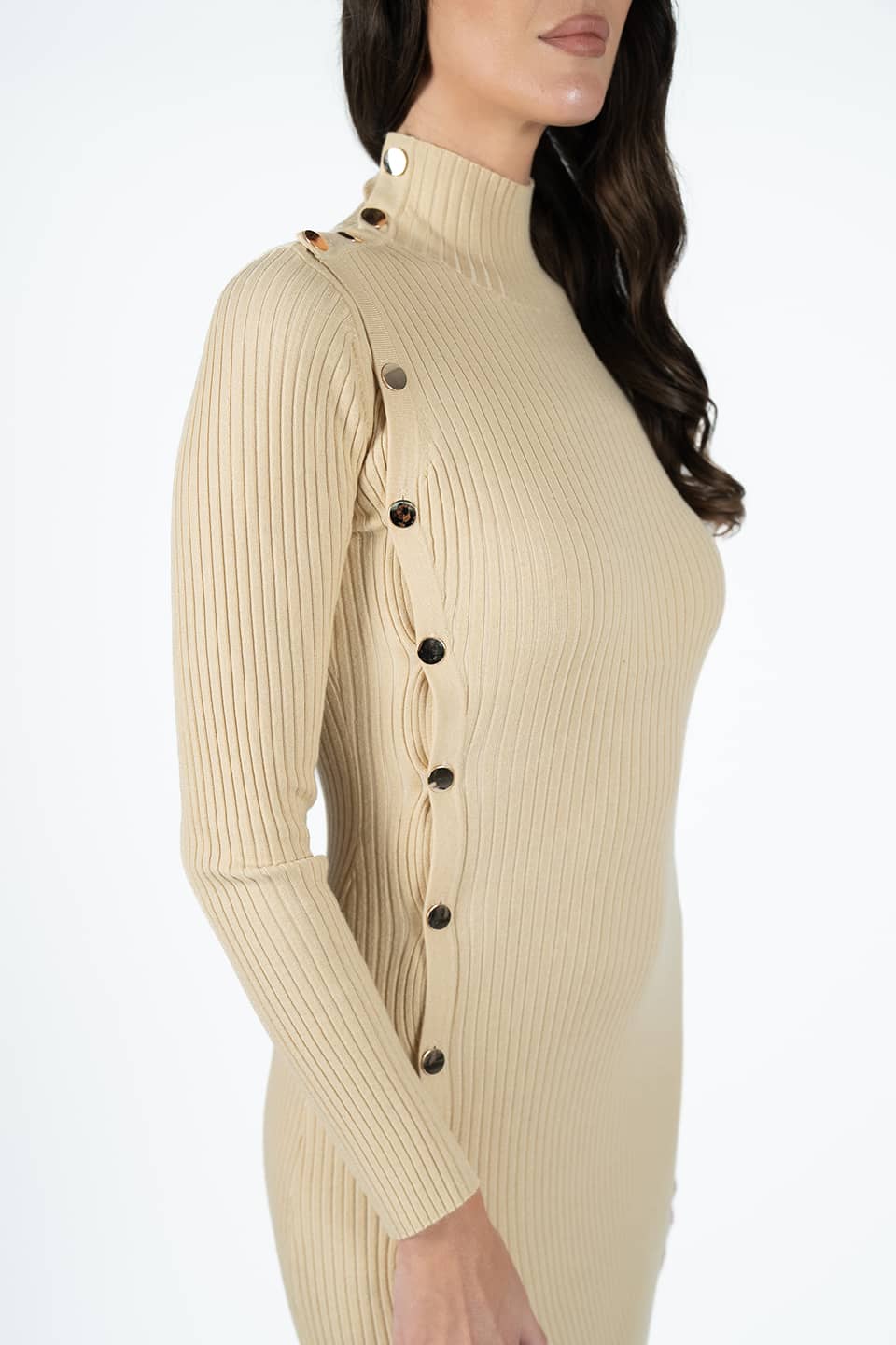 Designer Beige Midi dresses, shop online with free delivery in UAE. Product gallery 5