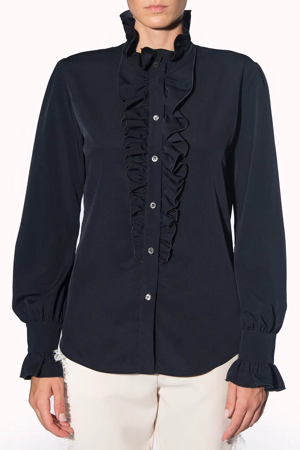 Shop online trendy Blue Women long sleeve from Vivetta Fashion designer. Product gallery 1