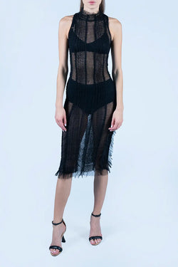 Roberta Einer | Angel Midi Dress Black