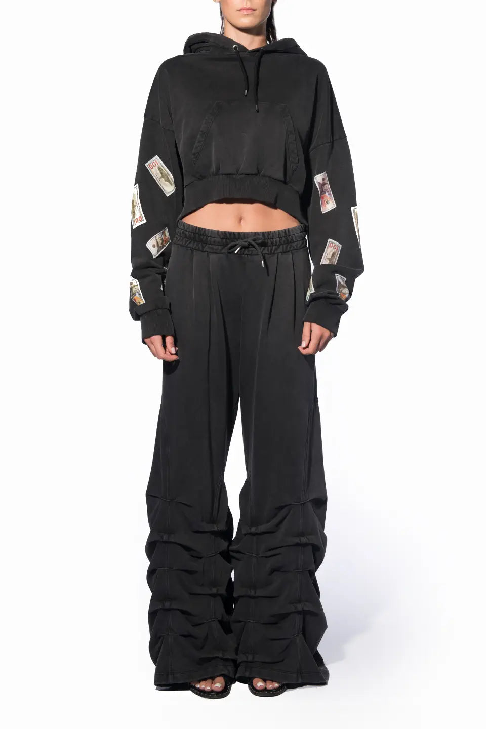 Designer black sweatpants hotsell