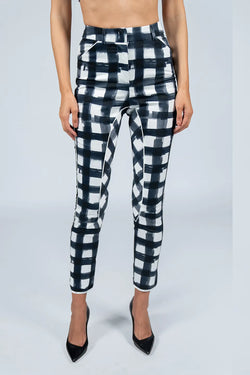 Vivetta | Blue Checkered Pants