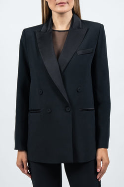 Federica Tosi | Black Double Breasted Blazer