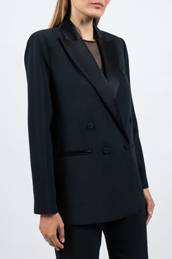 Federica Tosi | Black Double Breasted Blazer, alternative view