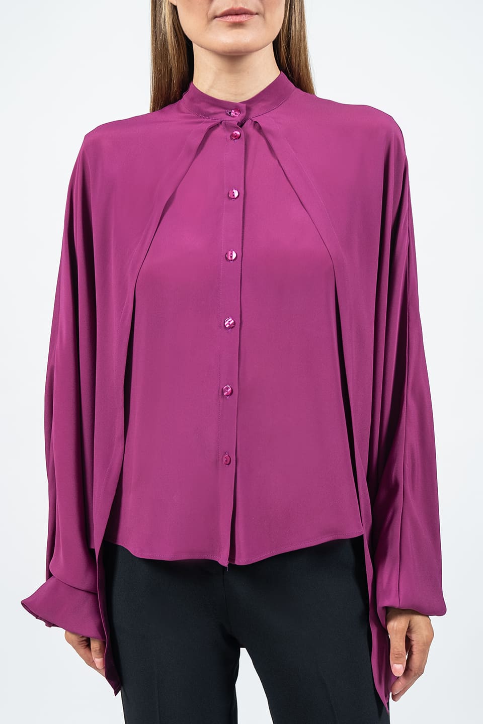 Shop online trendy Pink Women long sleeve from Federica Tosi Fashion designer. Product gallery 1