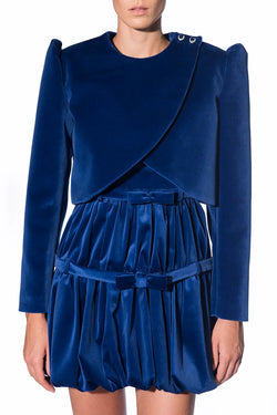 Vivetta | Blue Box Jacket with Wrap on Closure