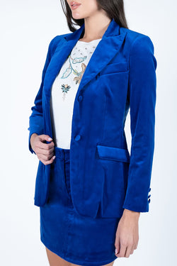Vivetta | Blue Velvet Blazer, alternative view