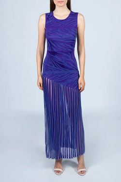 Kukhareva London | Diana Dress Deep Purple