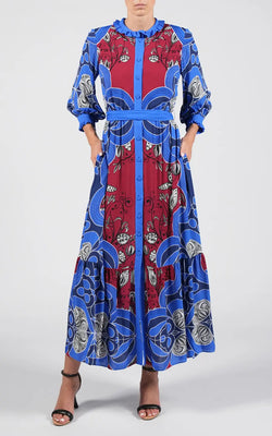 Borgo de Nor | Demi Blue Dress, alternative view