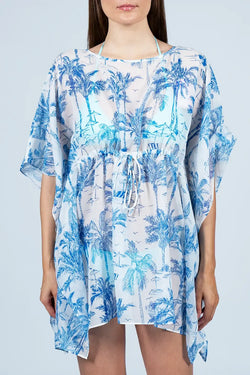 MC2 Saint Barth | Iria Blue Kaftan Dress