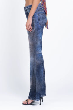 Avavav | Blue Printed Trousers, alternative view